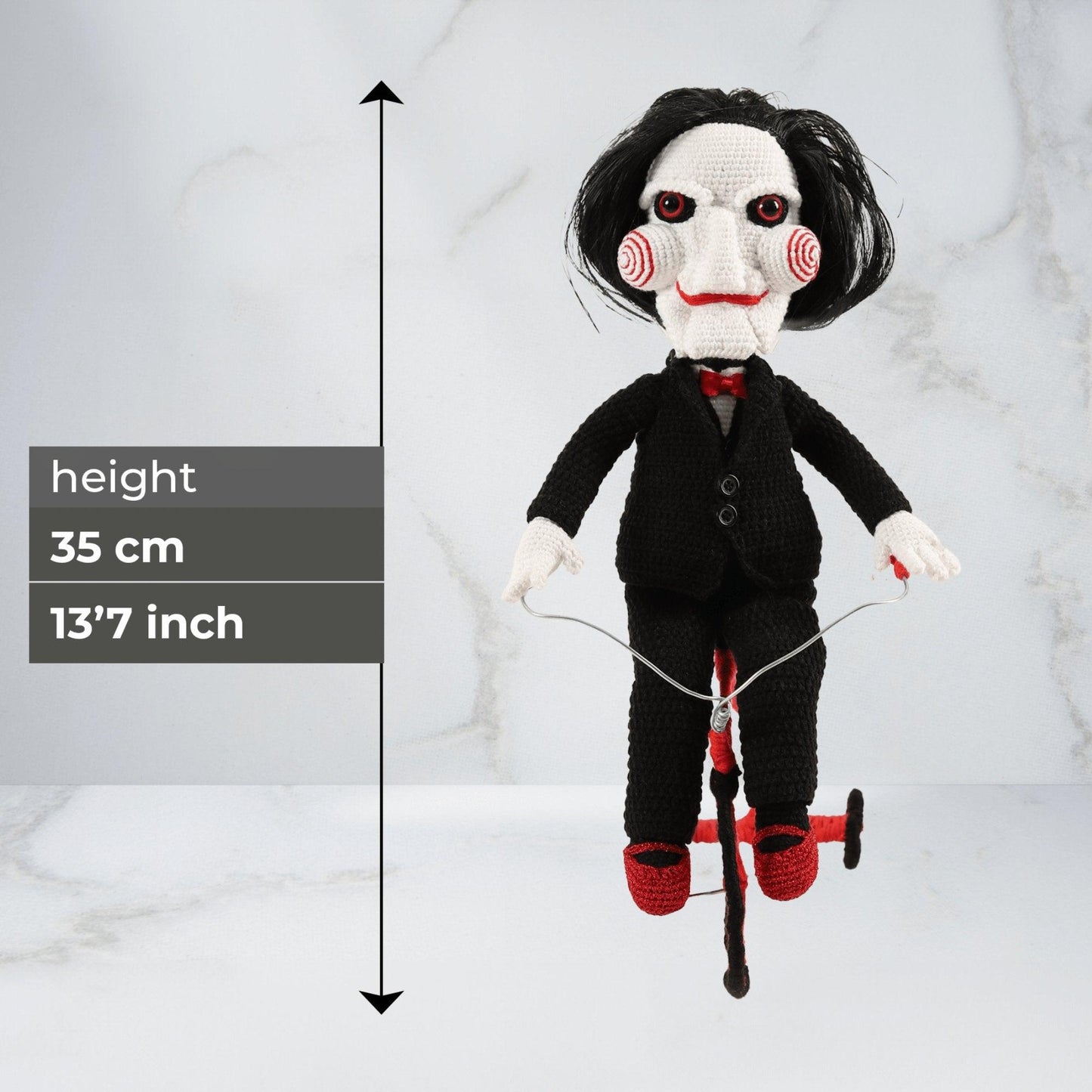 Billy Puppet Inspired Handcrafted Crochet Collectible - Dollsey Gifts&Collectibles