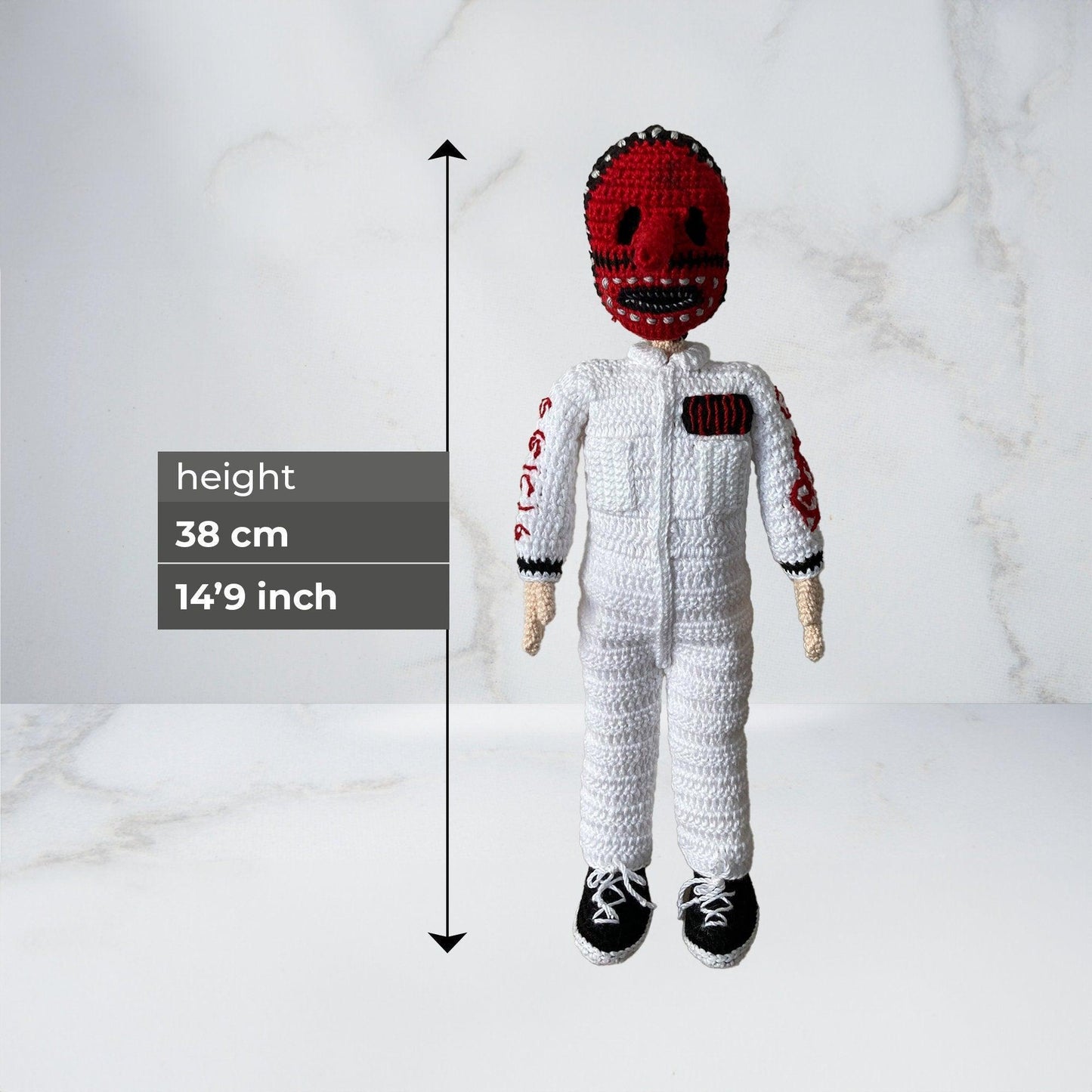 Chris Fenn Inspired Handmade Crochet Tribute - Dollsey Gifts&Collectibles