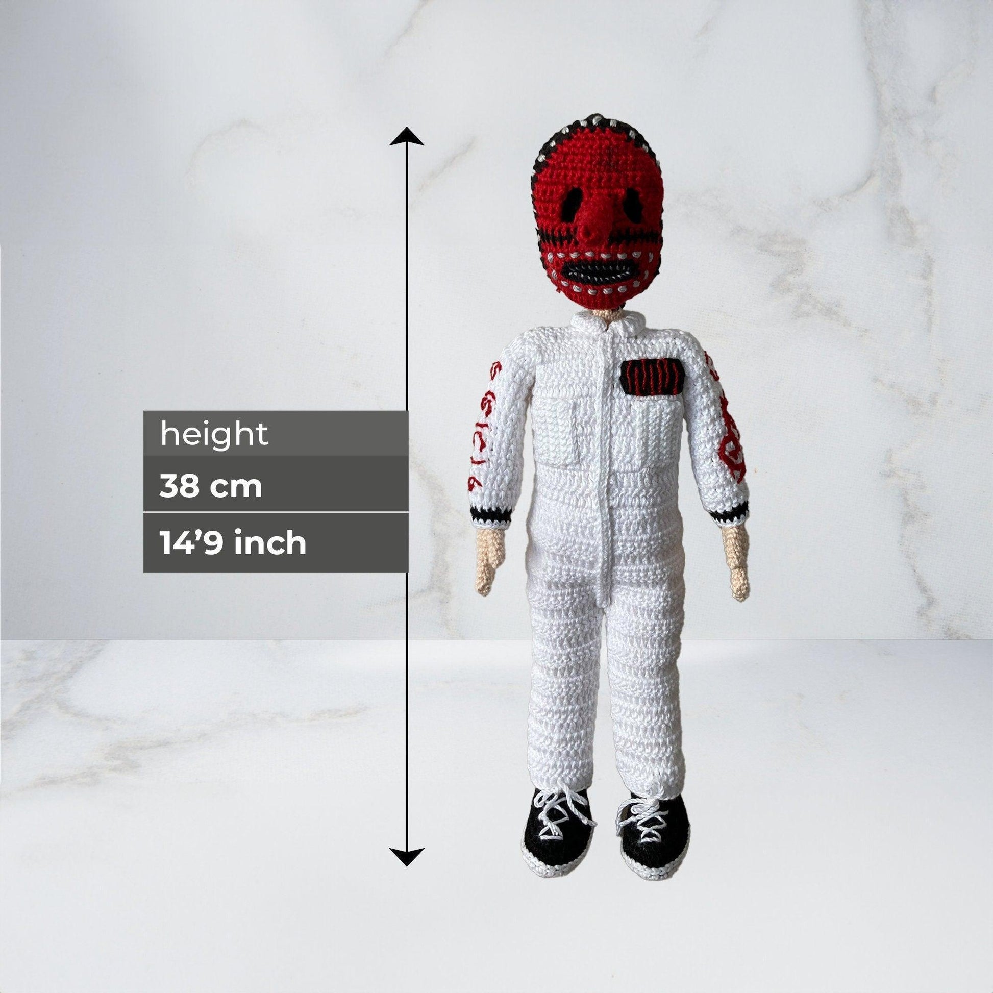 Chris Fenn Inspired Handmade Crochet Tribute - Dollsey Gifts&Collectibles