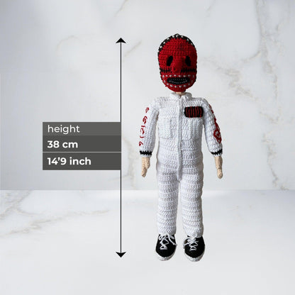 Chris Fenn Inspired Handmade Crochet Tribute - Dollsey Gifts&Collectibles