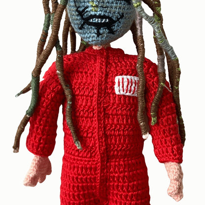 Slipknot Corey Inspired Handcrafted Crochet Collectible Doll - Dollsey Gifts&Collectibles